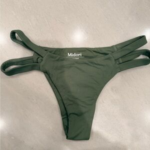 Midori Forest Green Swimwear Bottom